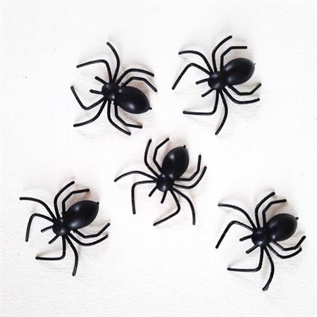 Arañas plásticas 6cm 6u