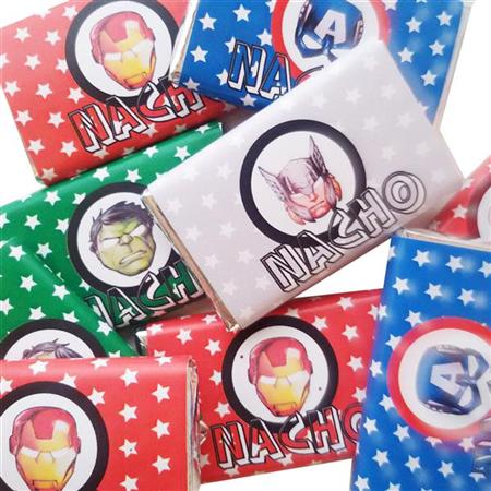 Chocolatines Superhéroes 20u Pers