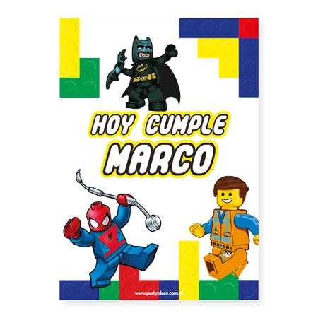 Afiche Pers. Lego Personajes