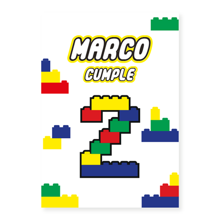 Afiche Pers. Lego Nro