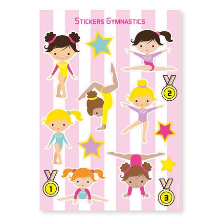 Stickers plancha Gimnasia artstica 14u