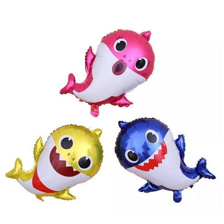 Globo Baby Shark rosa 60cm