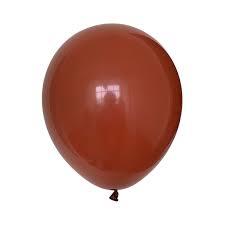 Globos lisos R9 marron borgoña 10u