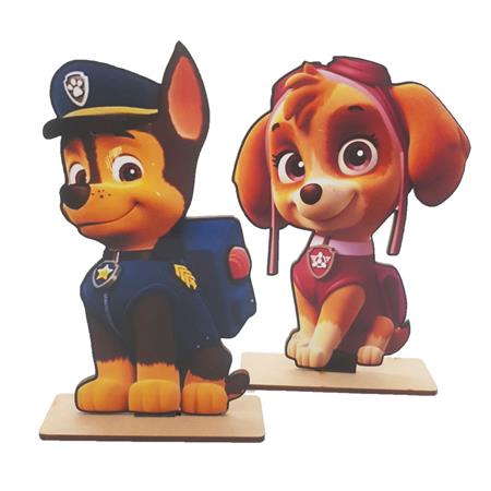 Adorno fibrofácil Paw Patrol Chase (18cm)