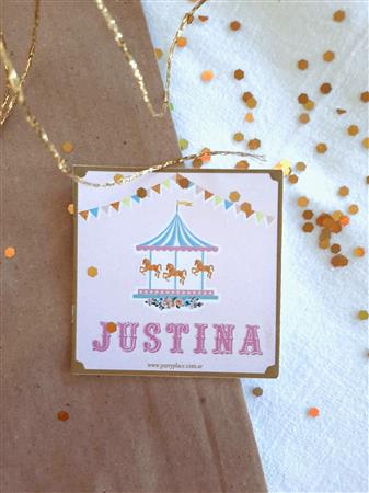 Tarjetitas Carousel 20u Pers