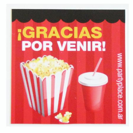 Stickers cuad. CINE 12u