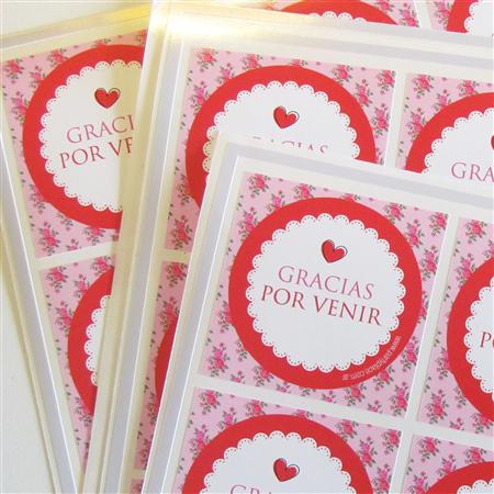 Stickers cuad. Cocineritas 12u