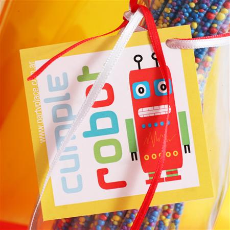 Tarjetitas Robots 20u