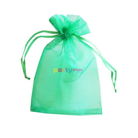 Bolsita de organza verde