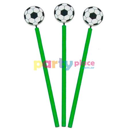 Lápiz pelota de fútbol 20cm de largo