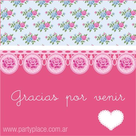 Tarjetitas Fiesta Romántica 20u
