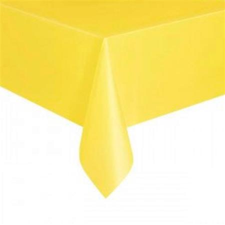 Mantel rectangular liso amarillo