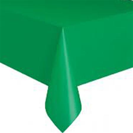 Mantel rectangular liso verde