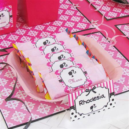 Candy Bar Barbie Glamour Pers