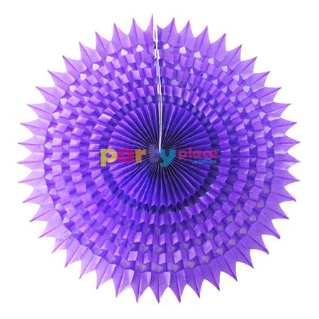 Roseta medallon calado violeta 50cm