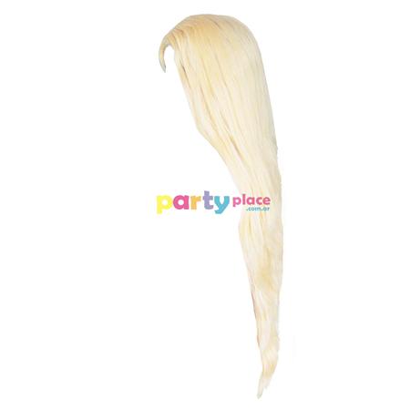 Peluca larga rubia Rapunzel 1mt