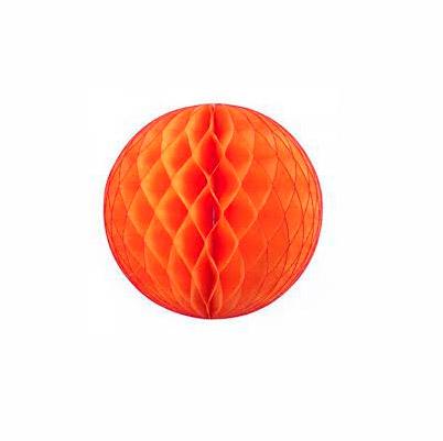 Esfera panal chico 18cm naranja