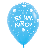 Globos Es un niño (Baby Shower) 6u