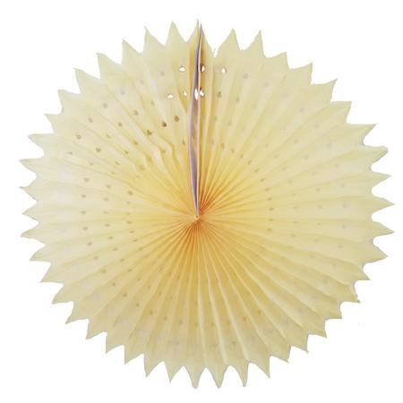 Roseta medallon calado amarillo 50cm