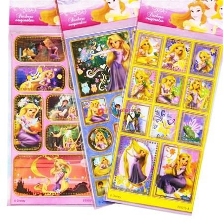 Stickers en plancha surtidas Rapunzel 1u