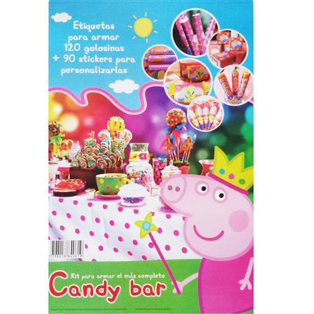 Candy Bar Kit Peppa Pig (etiquetas y stickers)