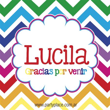 Stickers cuad. Multicolor 16u Pers