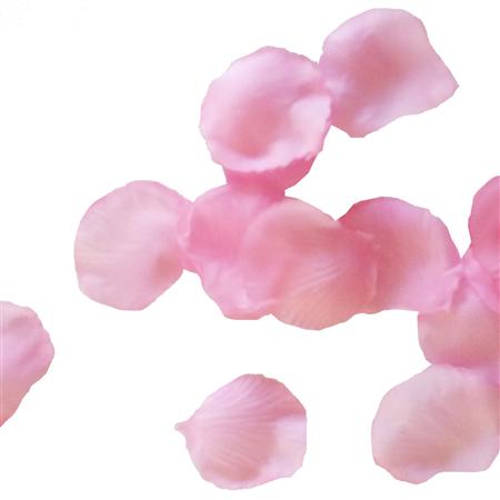 Pétalos de rosas (rosa) de tela