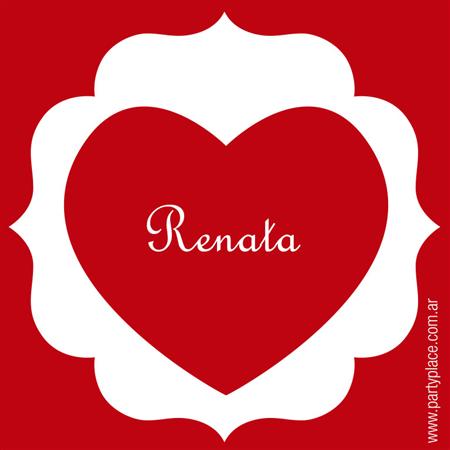 Stickers cuad. corazones 12u Pers