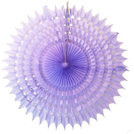 Roseta medallon calado lila 50cm