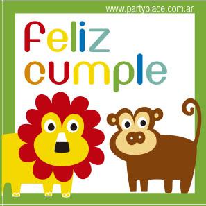 Tarjetitas Animalitos 20u