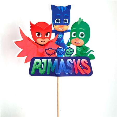 Pinche para torta Héroes en Pijamas