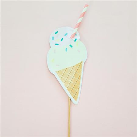Pinche para torta Helado pastel con sorbete