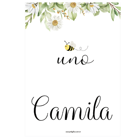 Afiche Pers. Abeja Bee