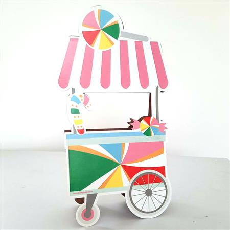Carpita cartel troquelada Carrito Candy
