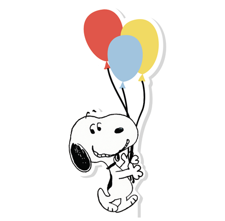 Adorno reversible gde Snoopy