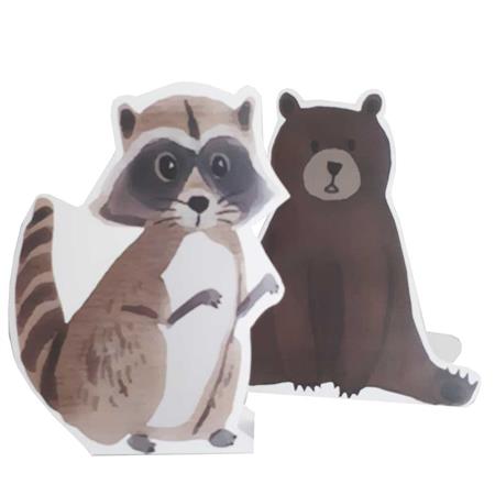 Adorno reversible gde Set Bosque Animales 3u
