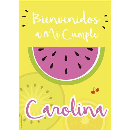 Afiche Pers. Frutas