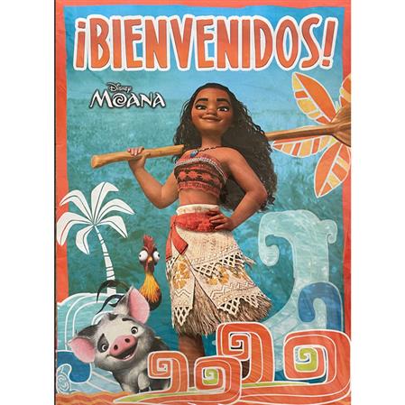 Afiche Moana Bienvenoidos