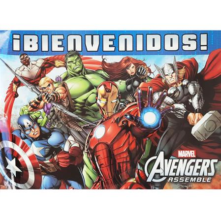 Afiche Avengers Bienvenidos
