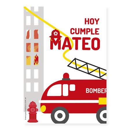 Afiche Pers. Bomberos