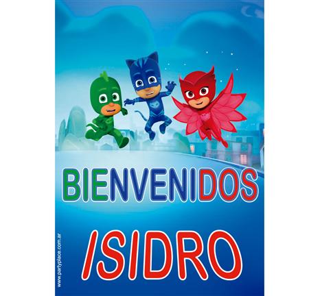 Afiche Pers. Héroes en Pijamas