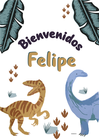 Afiche Pers. Dinosaurus
