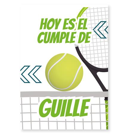 Afiche Pers. Tenis