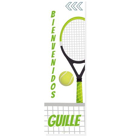 Banner de papel Tenis Pers