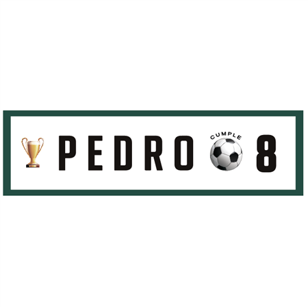 Banner de papel Futbol Glam Soccer Party Pers.