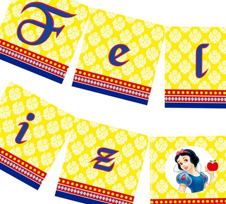 Banderín Blancanieves