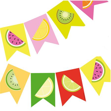 Banderín Frutas