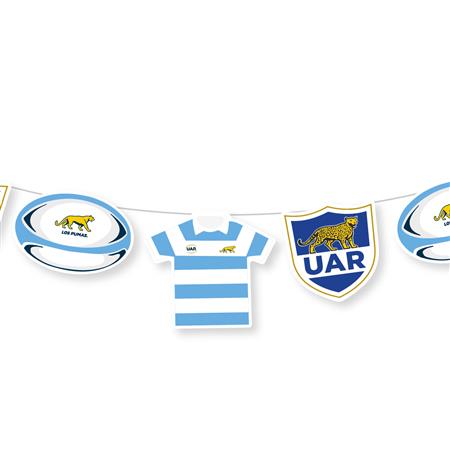 Banderín troquelado RUGBY