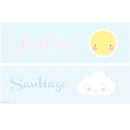 Banner de papel Baby Sky Pers.