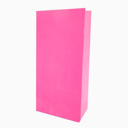 Bolsa con base lisa fucsia 10u